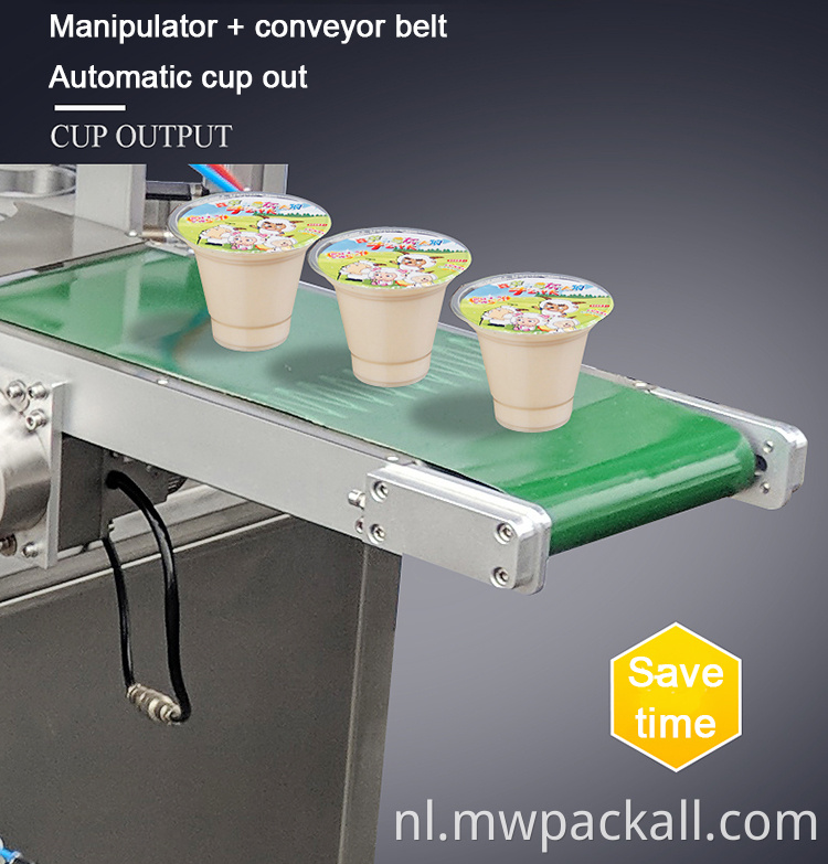 Aangepaste fabrieksprijs roterende mineraalwaterbeker vullende sluitmachine naar Australië